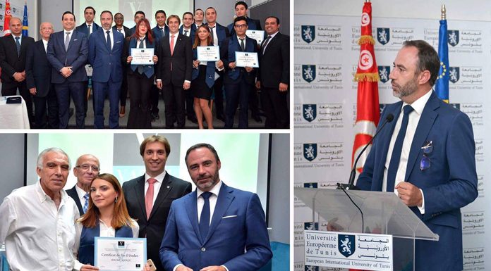 Vatel cérémonie au campus de l'Université Européenne de Tunis
