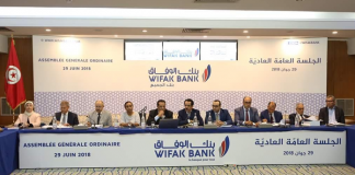 Les actionnaires de wifak bank