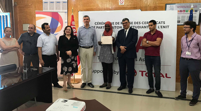 Total-Tunisie cérémonie de remise des certificats de participation à la formation TPA