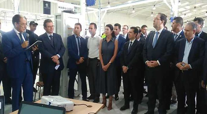 youssef-chahed Youssef Chahed inaugure l'usine Peugeot à Mghira
