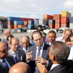 Youssef Chahed en visite au Port de Radés