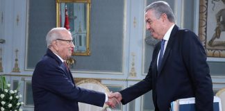 Tarak Cherif avec Béji Caïd Essebsi