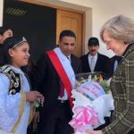 Louise De Sousa en visite à Zaghouan