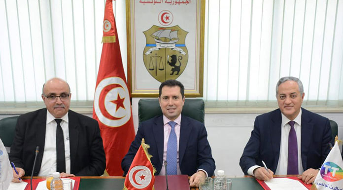 Signature d’une convention de partenariat entre Tunisie Télécom et l'ANME