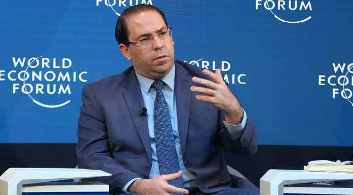 Youssef Chahed à Davos Youssef Chahed à Davos