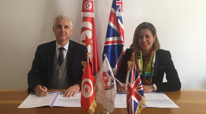 Mehdi Ben Abdallah (TBCC) et Leila Ben Hassen (ABEF) Mehdi Ben Abdallah (TBCC) et Leila Ben Hassen (ABEF)