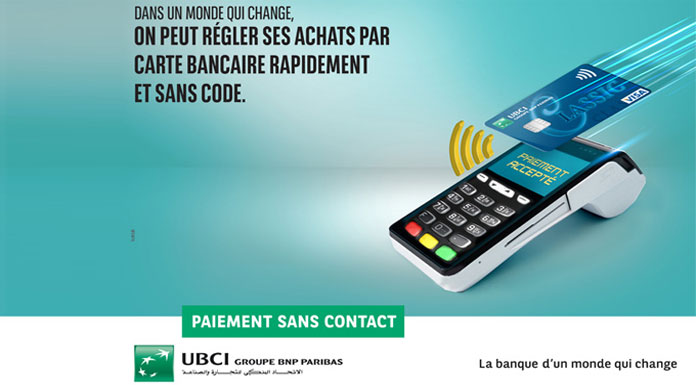 UBCI paiement sans contact