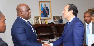 Walid Loukil reçu par le président de la RD Congo