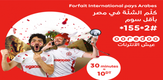 Ooredoo forfait International Pays Arabes