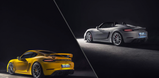 Porsche 718 Spyder et 718 Cayman GT4