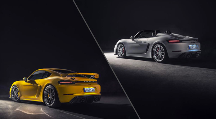 Porsche 718 Spyder et 718 Cayman GT4