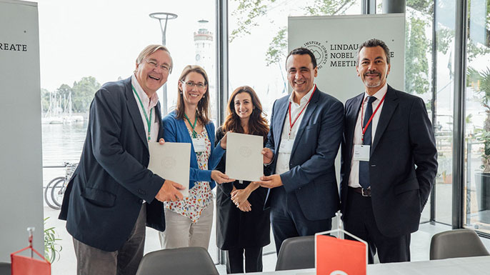 Honoris United Universities partenariat les Rencontres des Lauréats du Prix Nobel de Lindau