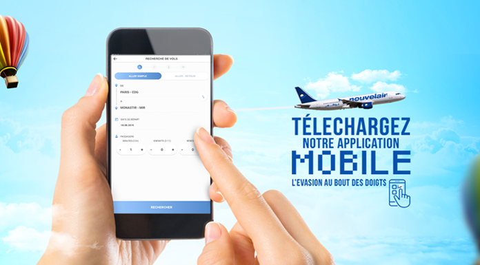 Nouvelair promo black Friday application mobile