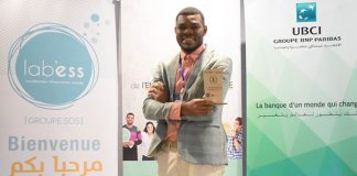 Paul Nyobe Lipot prix de l’entrepreneur.e social.e de l’UBCI