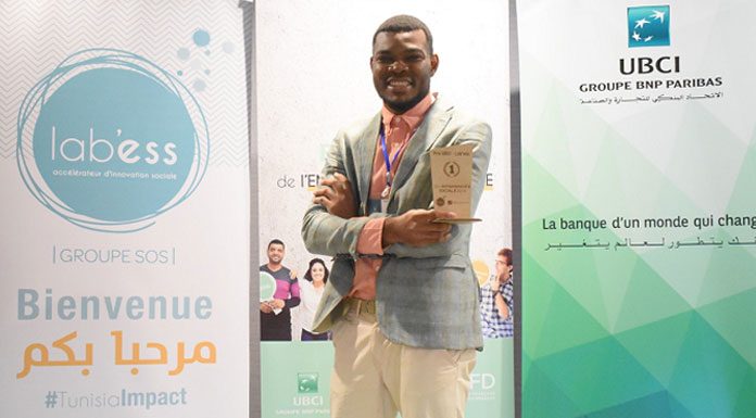 Paul Nyobe Lipot prix de l’entrepreneur.e social.e de l’UBCI Paul Nyobe Lipot prix de l’entrepreneur.e social.e de l’UBCI