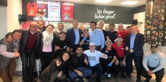 Visite Tony Lowings Global CEO KFC en Tunisie