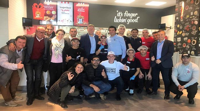 Visite Tony Lowings Global CEO KFC en Tunisie