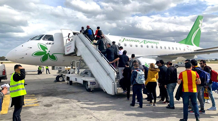 Jasmin Airways supporters Espérance Sportive de Tunis