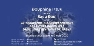 Université Paris Dauphine I Tunis lance Bac à Dau