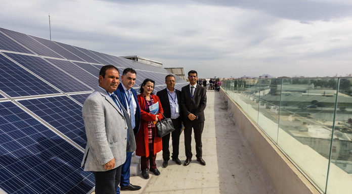 L'école américaine de Tunis panneaux solaires