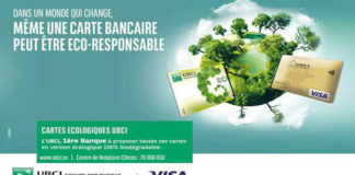 UBCI cartes bancaires biodégradables