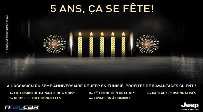 Italcar 5ème anniversaire Jeep