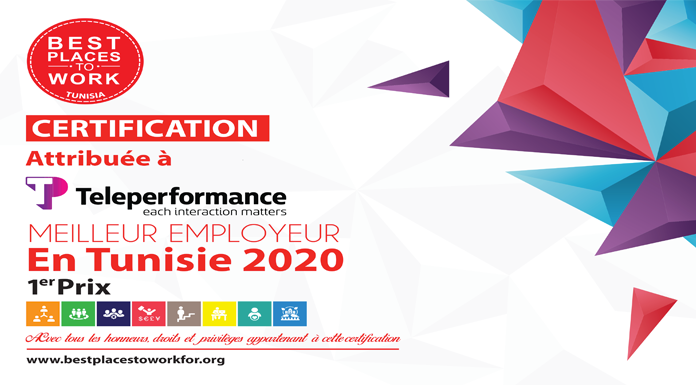 A La Rencontre De Teleperformance Tunisie Une Entreprise Dans Le Top 3 Des Meilleurs Employeurs En Tunisie Best Places To Work Pendant Les Trois Dernieres Annees Entreprises Magazine