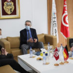 Tarak Cherif et l’ambassadeur d’Allemagne en Tunisie