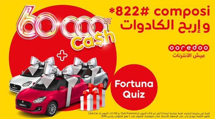 Jeu quiz Fortuna 2021 by Ooredoo