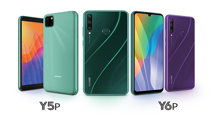 HUAWEI Y6p et Y5p