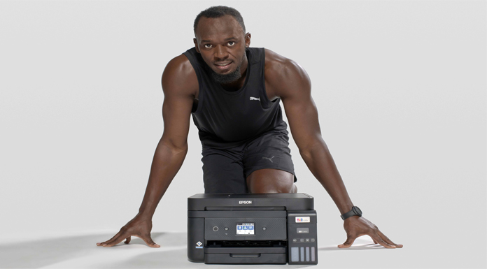 Epson et Usain Bolt