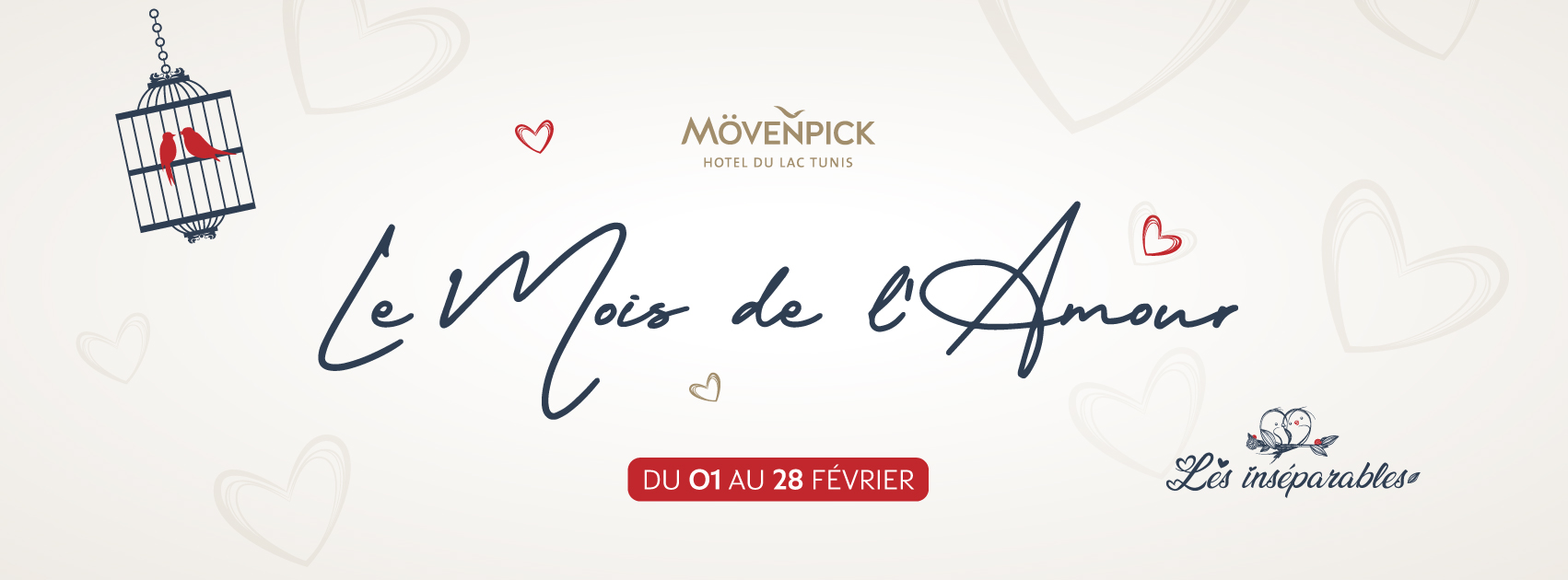 Le « Mois de l’Amour » au Mövenpick hôtel du lac Tunis Des expositions, un jeu concours et Le « Mois de l’Amour » au Mövenpick hôtel du lac Tunis Des expositions, un jeu concours et