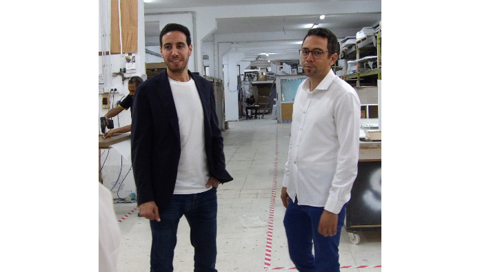 Nader Ghazouani, représentant des actionnaires minoritaires et Aziz Ben Slimane, Directeur de Meubles Intérieurs