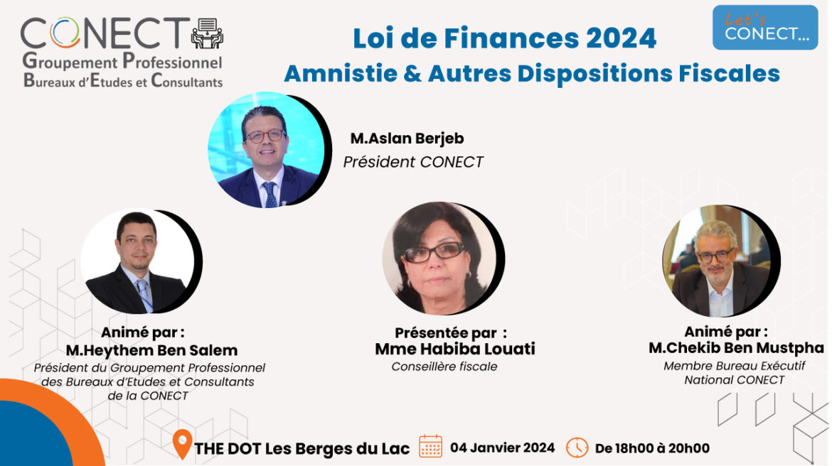 Tunisie : La CONECT décortique la Loi de Finances 2024