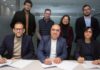 (De gauche à droite, de haut en bas) Aziz Chalghaf (Go Big Partners), Anis Wahabi(Juridoc),Maya BOUREGHDA (Juridoc), Hassen Arfaoui (216 Capital), Aymen Mbarek (Go Big Partners), Kais Assali (Juridoc), Dhekra Khelifi (216 Capital)