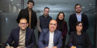 (De gauche à droite, de haut en bas) Aziz Chalghaf (Go Big Partners), Anis Wahabi(Juridoc),Maya BOUREGHDA (Juridoc), Hassen Arfaoui (216 Capital), Aymen Mbarek (Go Big Partners), Kais Assali (Juridoc), Dhekra Khelifi (216 Capital)