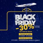 nouvelair lance sa promo Black Friday : 30% de réduction sur tout son réseau