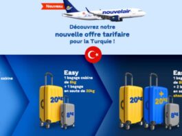 nouvelair dévoile sa nouvelle offre tarifaire au départ et à destination de la Turquie