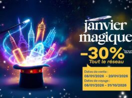 nouvelair lance sa promo « Janvier magique » avec 30 % de réduction sur l’ensemble de son réseau