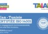 Talan Tunisie renouvelle sa certification ISO 14001