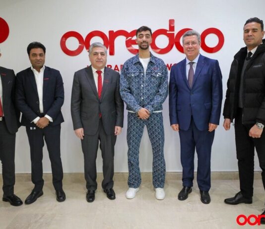 Ooredoo Tunisie Sponsor Officiel du Champion du monde Mohamed Khalil Jendoubi
