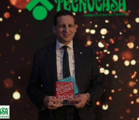 Tecnocasa Tunisie confirme l’excellence de son service client et remporte le prix “Élu Meilleur Service Client de l’Année 2026”