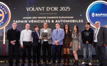 Volants d’Or 2025 : Saphir Véhicules & Automobiles sacré leader des ventes chariots élévateurs