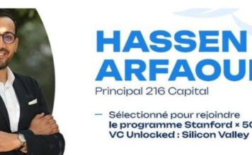 Hassen Arfaoui de 216 Capital sélectionné pour rejoindre le programme Stanford × 500 Global VC Unlocked : Silicon Valley