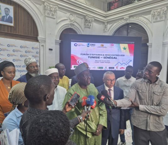 Tunisie – Sénégal : 100 opérateurs sénégalais, 12 exportateurs tunisiens, 200 rendez-vous pour sceller des contrats