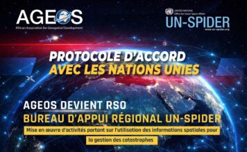 Signature d’un accord de coopération entre l’association AGEOS et le Bureau des Affaires spatiales des Nations Unies UNOOSA