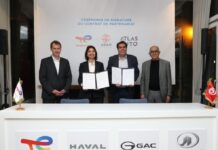 TotalEnergies Marketing Tunisie, ATLAS AUTO et ASIAN AUTO renouvellent leur partenariat pour la fourniture des lubrifiants TotalEnergies