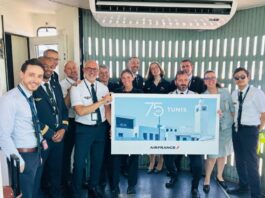 Air France célèbre les 75 ans de la ligne Paris-Tunis