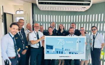 Air France célèbre les 75 ans de la ligne Paris-Tunis