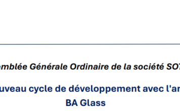 SOTUVER ouvre un nouveau cycle de développement avec l’arrivée stratégique de BA Glass